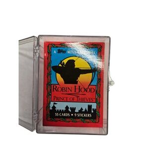 1991 Topps Robin Hood Prince of Thieves 55 Trading Cards 9 Stickers Set Vintage